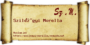 Szilágyi Morella névjegykártya